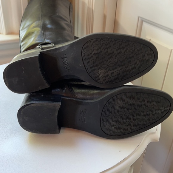 Franco Sarto Tall Black Leather Boots - Picture 6 of 6